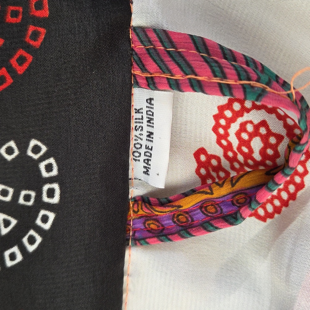 Silk Patchwork Robe - image 4